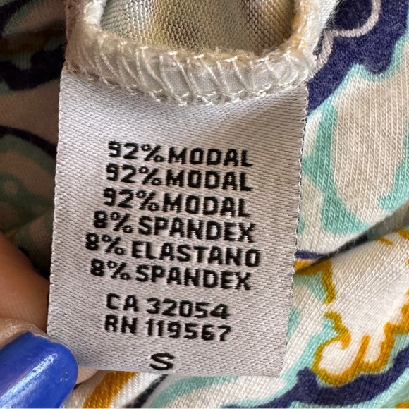 Rachel Pally Modal Blend Patterned Gaucho Pants, Size S - Picture 6 of 7